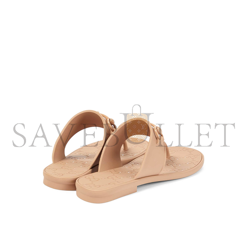 GUCCI HORSEBIT THONG SANDALS 780306 